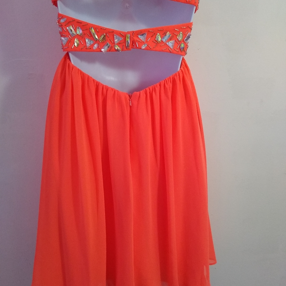 Morgan & Co. Junior's Strapless Formal Mini Dress - Picture 6 of 7